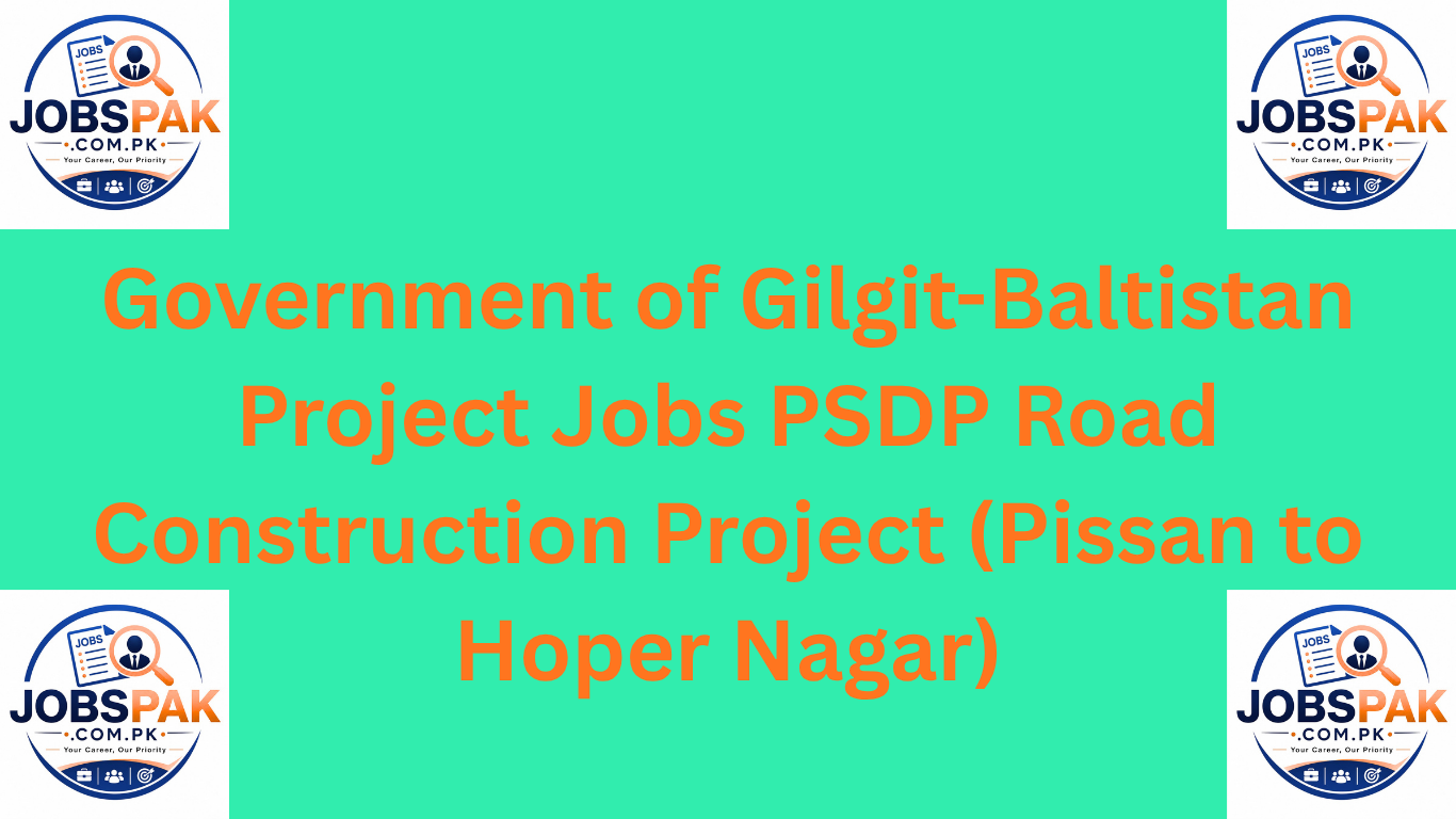 Government of Gilgit-Baltistan Project Jobs PSDP Road Construction Project (Pissan to Hoper Nagar)