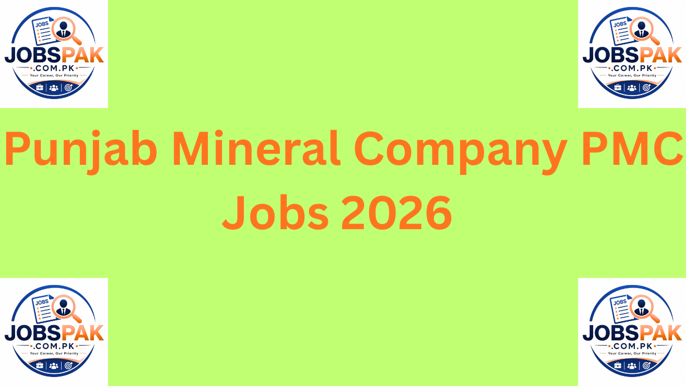 Punjab Mineral Company PMC Jobs 2026