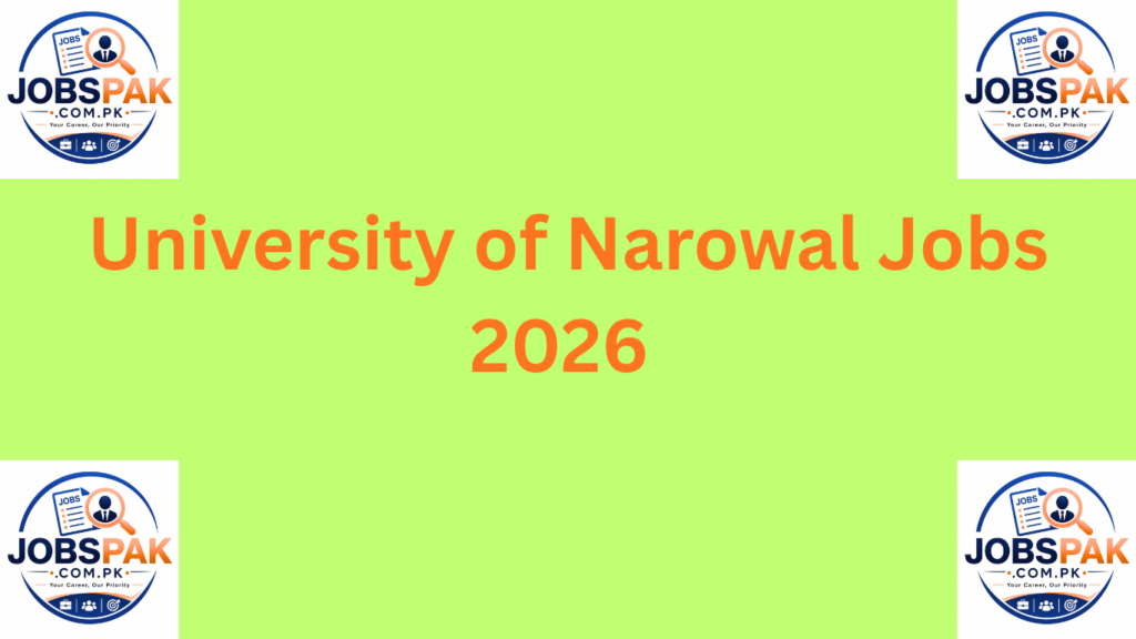 University of Narowal Jobs 2026 