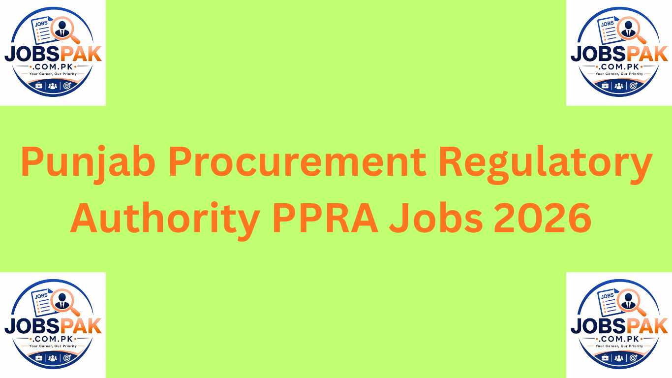 Punjab Procurement Regulatory Authority PPRA Jobs 2026