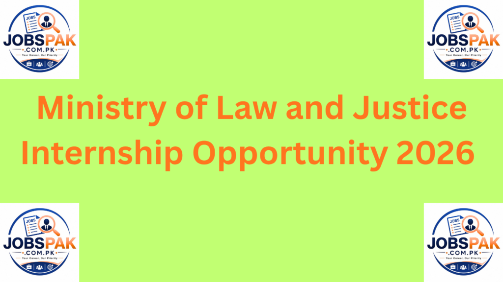 Ministry of Law and Justice Internship Opportunity 2026