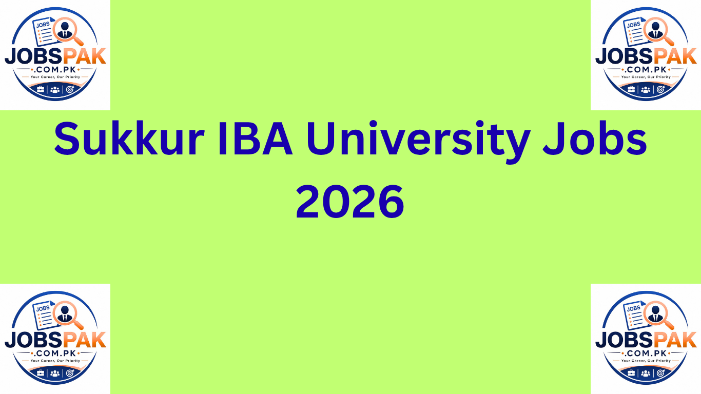 Sukkur IBA University Careers 2026