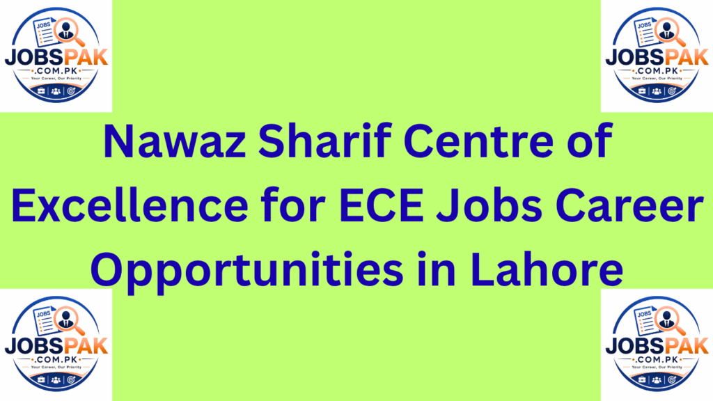 Nawaz Sharif Centre of Excellence for ECE Jobs Career Opportunities in Lahore