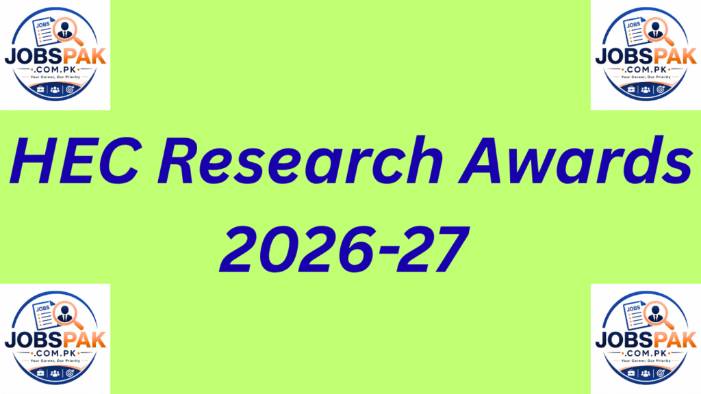 HEC Research Awards 2026-27