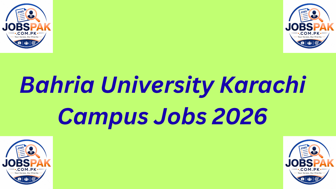 Bahria University Karachi Campus Jobs 2026